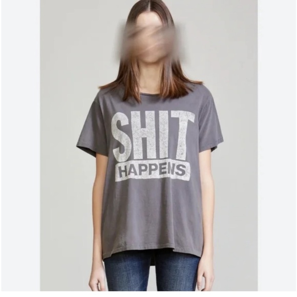 R13 Sh*t Happens Boy Tee in medium M - Picture 1 of 5